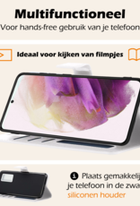 Nomfy Hoesje Geschikt voor <model> Hoesje 2-in-1 Bookcase Hoes Case Uitneembaar Met 2x Screenprotector - Hoes Geschikt voor <model2> Hoes Cover - <color>