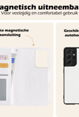 Nomfy Hoesje Geschikt voor <model> Hoesje 2-in-1 Bookcase Hoes Case Uitneembaar Met Screenprotector - Hoes Geschikt voor <model2> Hoes Cover - <color>