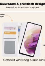 Nomfy Hoesje Geschikt voor <model> Hoesje 2-in-1 Bookcase Hoes Case Uitneembaar - Hoes Geschikt voor <model2> Hoes Cover - <color>