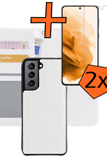 Nomfy Hoesje Geschikt voor <model> Hoesje 2-in-1 Bookcase Hoes Case Uitneembaar Met 2x Screenprotector - Hoes Geschikt voor <model2> Hoes Cover - <color>