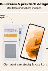 Nomfy Hoesje Geschikt voor <model> Hoesje 2-in-1 Bookcase Hoes Case Uitneembaar Met Screenprotector - Hoes Geschikt voor <model2> Hoes Cover - <color>