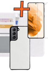 Nomfy Hoesje Geschikt voor <model> Hoesje 2-in-1 Bookcase Hoes Case Uitneembaar Met Screenprotector - Hoes Geschikt voor <model2> Hoes Cover - <color>