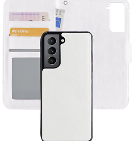 Nomfy Nomfy Samsung Galaxy S21 Hoesje Bookcase Uitneembaar - Wit