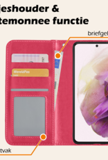 Nomfy Hoesje Geschikt voor <model> Hoesje 2-in-1 Bookcase Hoes Case Uitneembaar - Hoes Geschikt voor <model2> Hoes Cover - <color>