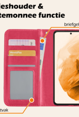 Nomfy Hoesje Geschikt voor <model> Hoesje 2-in-1 Bookcase Hoes Case Uitneembaar Met 2x Screenprotector - Hoes Geschikt voor <model2> Hoes Cover - <color>