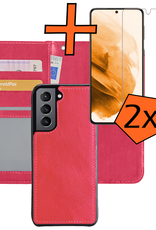 Nomfy Hoesje Geschikt voor <model> Hoesje 2-in-1 Bookcase Hoes Case Uitneembaar Met 2x Screenprotector - Hoes Geschikt voor <model2> Hoes Cover - <color>