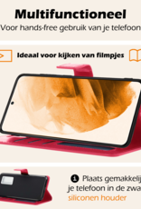 Nomfy Hoesje Geschikt voor <model> Hoesje 2-in-1 Bookcase Hoes Case Uitneembaar Met 2x Screenprotector - Hoes Geschikt voor <model2> Hoes Cover - <color>