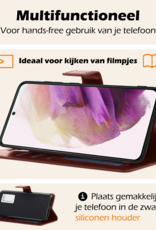 Nomfy Hoesje Geschikt voor <model> Hoesje 2-in-1 Bookcase Hoes Case Uitneembaar Met 2x Screenprotector - Hoes Geschikt voor <model2> Hoes Cover - <color>