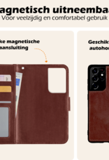 Nomfy Hoesje Geschikt voor <model> Hoesje 2-in-1 Bookcase Hoes Case Uitneembaar Met Screenprotector - Hoes Geschikt voor <model2> Hoes Cover - <color>