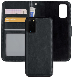 Nomfy Nomfy Samsung Galaxy S20 Plus Hoesje Bookcase Uitneembaar - Zwart