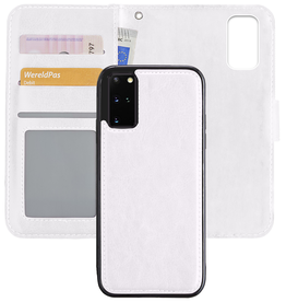 Nomfy Nomfy Samsung Galaxy S20 Plus Hoesje Bookcase Uitneembaar - Wit