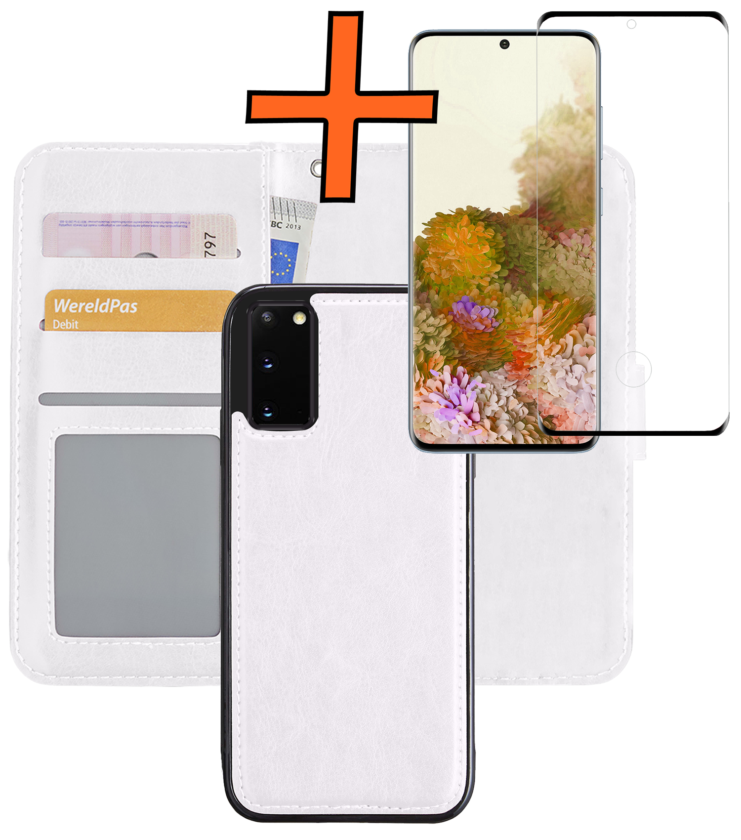 Nomfy Hoesje Geschikt voor <model> Hoesje 2-in-1 Bookcase Hoes Case Uitneembaar Met Screenprotector - Hoes Geschikt voor <model2> Hoes Cover - <color>