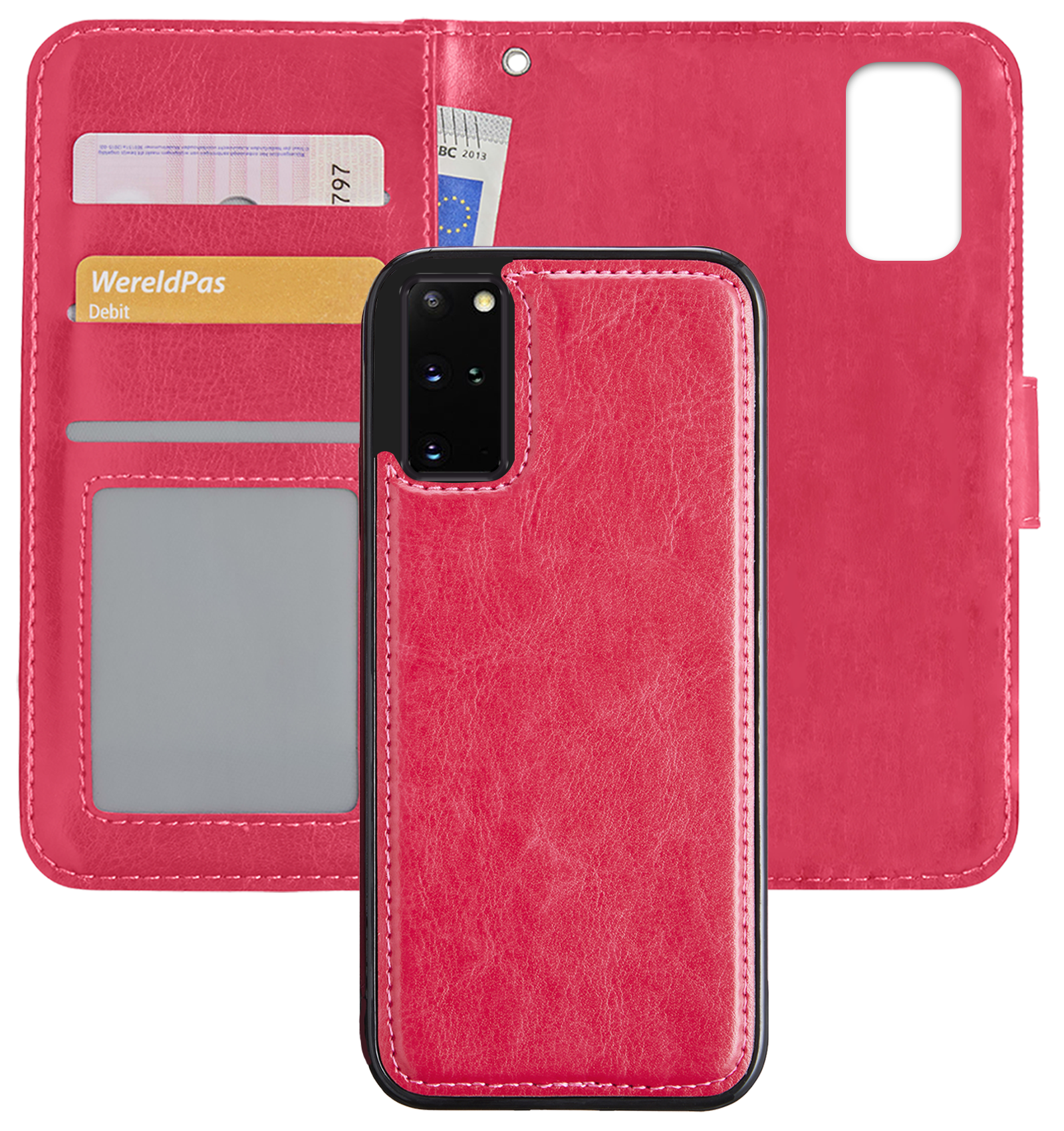 Nomfy Hoesje Geschikt voor <model> Hoesje 2-in-1 Bookcase Hoes Case Uitneembaar - Hoes Geschikt voor <model2> Hoes Cover - <color>