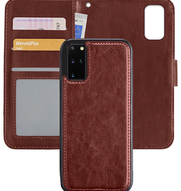 Nomfy Nomfy Samsung Galaxy S20 Plus Hoesje Bookcase Uitneembaar - Bruin