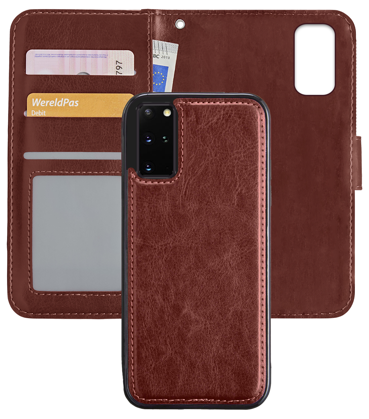 Nomfy Hoesje Geschikt voor <model> Hoesje 2-in-1 Bookcase Hoes Case Uitneembaar - Hoes Geschikt voor <model2> Hoes Cover - <color>