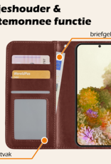 Nomfy Hoesje Geschikt voor <model> Hoesje 2-in-1 Bookcase Hoes Case Uitneembaar - Hoes Geschikt voor <model2> Hoes Cover - <color>