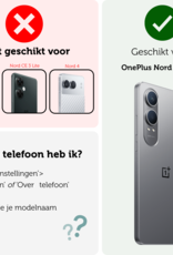 Forterra Hoesje Geschikt voor OnePlus Nord CE4 Lite Hoesje Siliconen Shock Proof Case Hoes Met Screenprotector - Hoes Geschikt voor OnePlus Nord CE4 Lite Hoes Cover Case Shockproof - Transparant