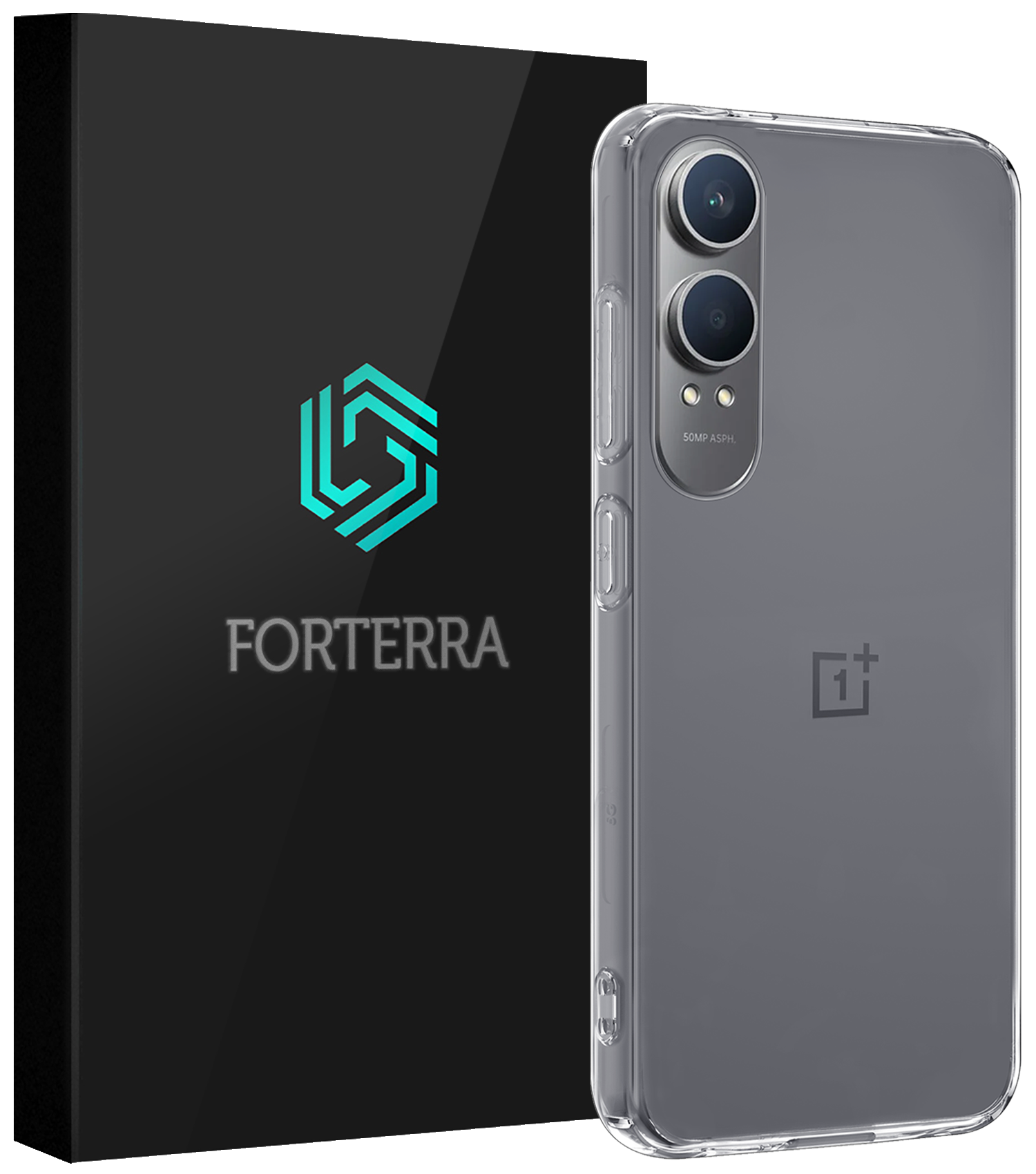 Forterra Hoesje Geschikt voor OnePlus Nord CE4 Lite Hoesje Siliconen Case Hoes - Hoes Geschikt voor OnePlus Nord CE4 Lite Hoes Cover Case - Transparant