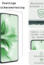 BASEY. Screenprotector Geschikt voor Oppo Reno11 F Screenprotector Glas Gehard Tempered Glass - Screenprotector Geschikt voor Oppo Reno11 F Screen Protector Screen Cover