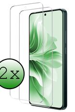 BASEY. Screenprotector Geschikt voor Oppo Reno11 F Screenprotector Glas Gehard Tempered Glass - Screenprotector Geschikt voor Oppo Reno11 F Screen Protector Screen Cover - 2 PACK