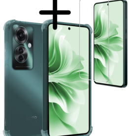 BASEY. BASEY. Oppo Reno11 F Hoesje Shockproof Met Screenprotector