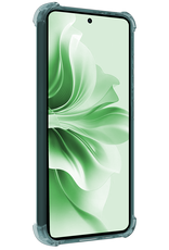 BASEY. Hoesje Geschikt voor Oppo Reno11 F Hoesje Siliconen Shock Proof Case Hoes Met Screenprotector - Hoes Geschikt voor Oppo Reno11 F Hoes Cover Case Shockproof - Transparant
