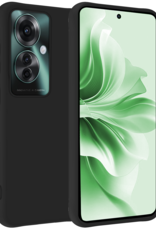BASEY. Hoesje Geschikt voor Oppo Reno11 F Hoesje Siliconen Case Hoes - Hoes Geschikt voor Oppo Reno11 F Hoes Cover Case - Zwart