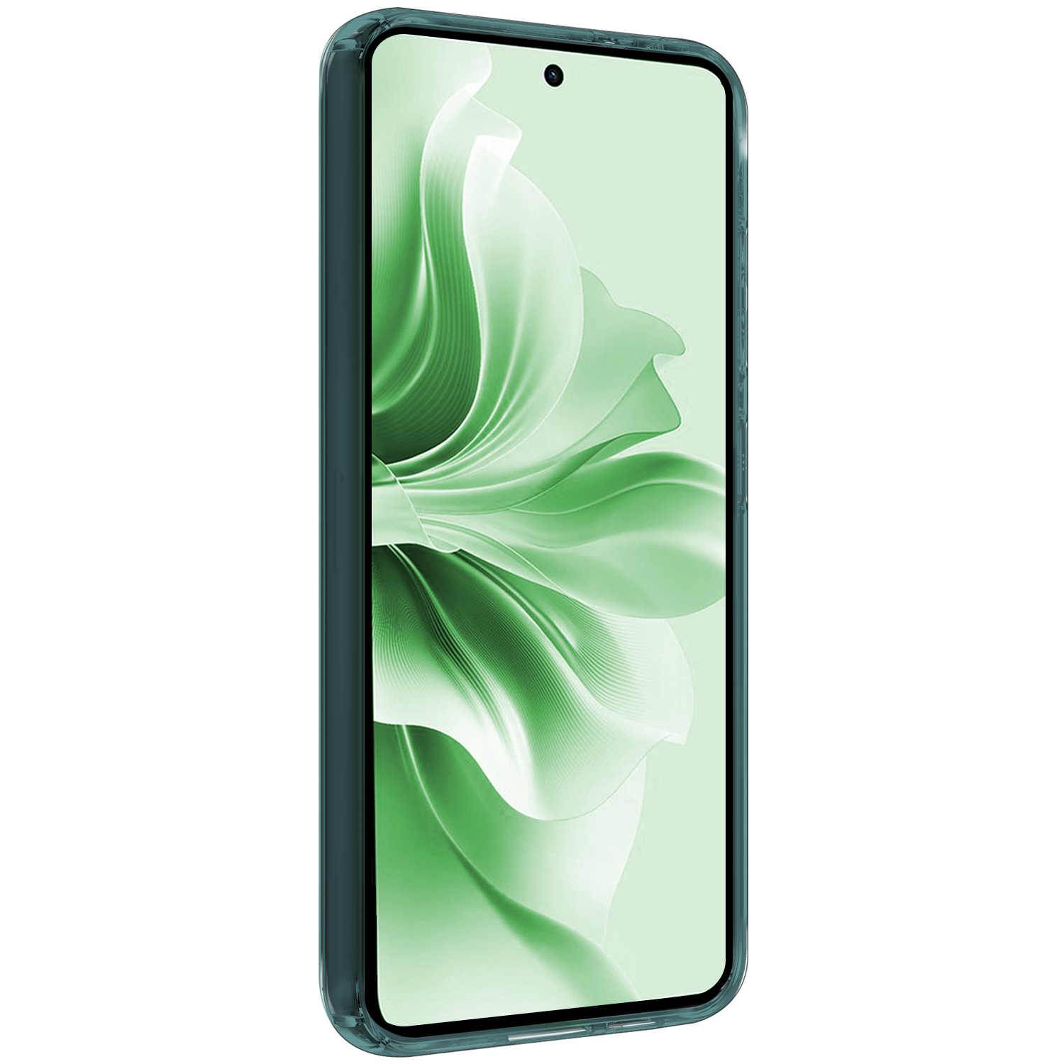 BASEY. Hoesje Geschikt voor Oppo Reno11 F Hoesje Siliconen Case Hoes Met Screenprotector - Hoes Geschikt voor Oppo Reno11 F Hoes Cover Case - Transparant