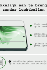 BASEY. Hoesje Geschikt voor Oppo Reno11 F Hoesje Siliconen Case Hoes Met Screenprotector - Hoes Geschikt voor Oppo Reno11 F Hoes Cover Case - Transparant