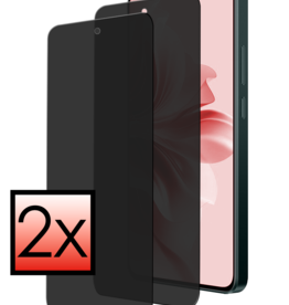 NoXx NoXx Oppo Reno11 F Screenprotector Glas Privacy - 2 PACK