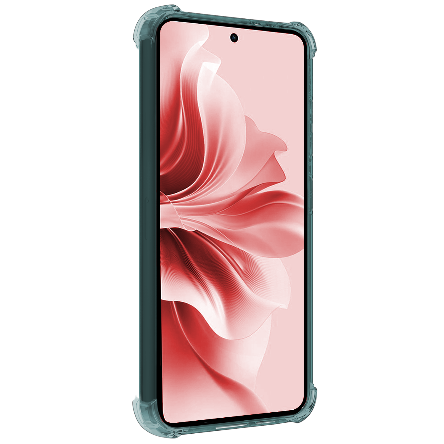 NoXx Hoesje Geschikt voor Oppo Reno11 F Hoesje Siliconen Shock Proof Case Hoes - Hoes Geschikt voor Oppo Reno11 F Hoes Cover Case Shockproof - Transparant