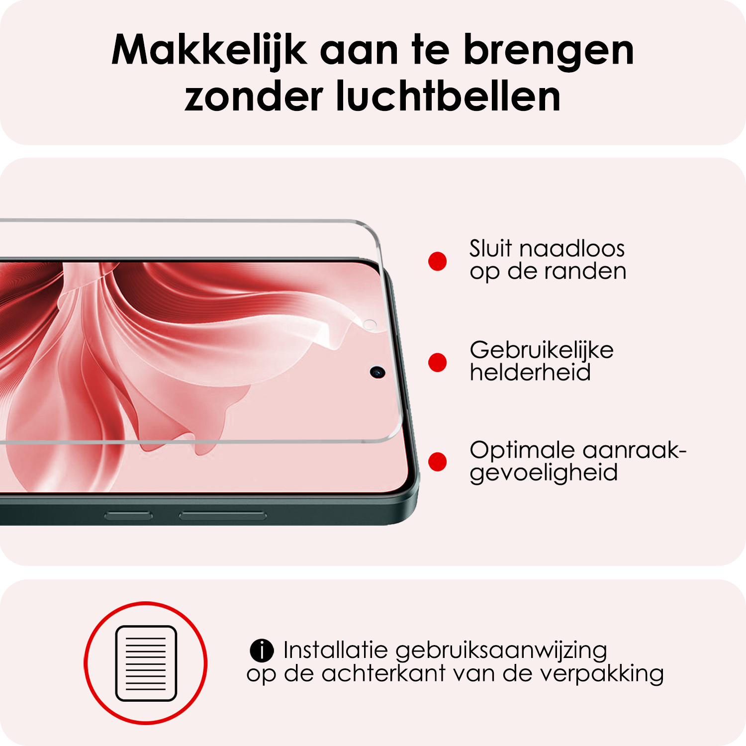 NoXx Hoesje Geschikt voor Oppo Reno11 F Hoesje Siliconen Case Hoes Met Screenprotector - Hoes Geschikt voor Oppo Reno11 F Hoes Cover Case - Transparant