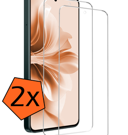 Nomfy Nomfy Oppo Reno11 F Screenprotector Glas - 2 PACK