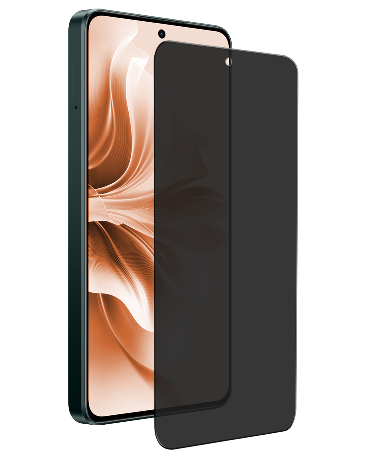 Nomfy Screenprotector Geschikt voor Oppo Reno11 F Screenprotector Privacy Glas Gehard Full Cover - Screenprotector Geschikt voor Oppo Reno11 F Screenprotector Privacy Tempered Glass