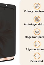 Nomfy Screenprotector Geschikt voor Oppo Reno11 F Screenprotector Privacy Glas Gehard Full Cover - Screenprotector Geschikt voor Oppo Reno11 F Screenprotector Privacy Tempered Glass - 2 PACK