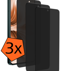 Nomfy Nomfy Oppo Reno11 F Screenprotector Glas Privacy - 3 PACK