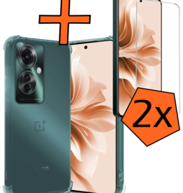 Nomfy Nomfy Oppo Reno11 F Hoesje Shockproof Met 2x Screenprotector