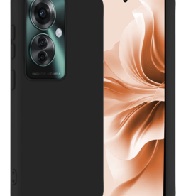 Nomfy Nomfy Oppo Reno11 F Hoesje Siliconen - Zwart