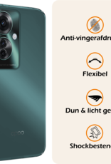Nomfy Hoesje Geschikt voor Oppo Reno11 F Hoesje Siliconen Case Hoes Met 2x Screenprotector - Hoes Geschikt voor Oppo Reno11 F Hoes Cover Case - Transparant