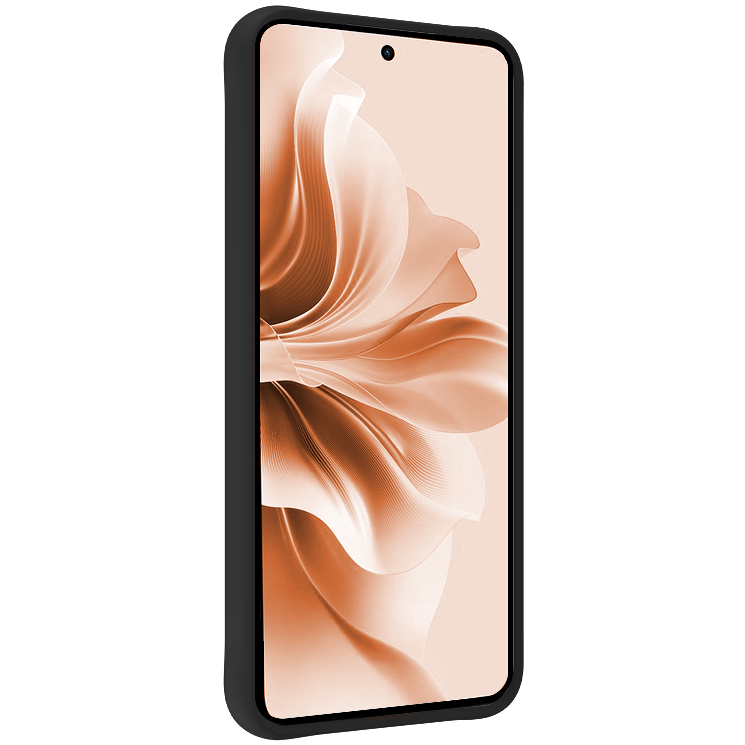 Nomfy Hoesje Geschikt voor Oppo Reno11 F Hoesje Siliconen Case Hoes Met 2x Screenprotector - Hoes Geschikt voor Oppo Reno11 F Hoes Cover Case - Zwart