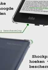 BASEY. Hoesje Geschikt voor Kobo Clara Colour Tablethoes Shockbestendig Back Cover Siliconen Tablet Case Met Screenprotector - Transparant