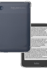 BASEY. Hoesje Geschikt voor Kobo Clara BW Tablethoes Shockbestendig Back Cover Siliconen Tablet Case - Transparant