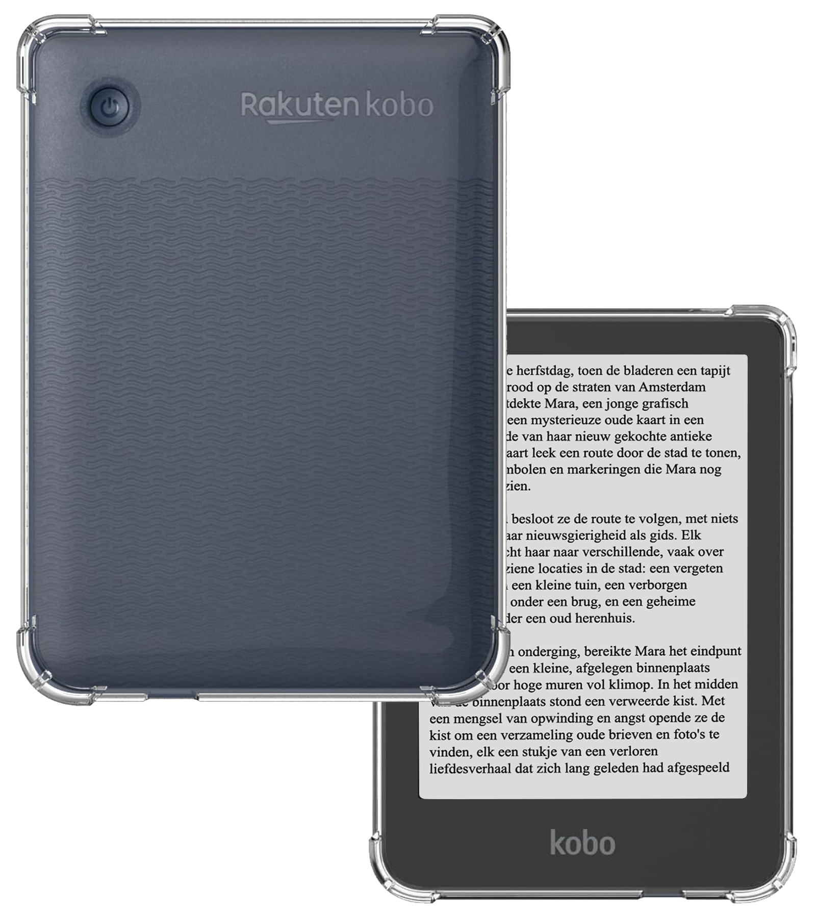 BASEY. Hoesje Geschikt voor Kobo Clara BW Tablethoes Shockbestendig Back Cover Siliconen Tablet Case - Transparant