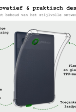 BASEY. Hoesje Geschikt voor Kobo Clara BW Tablethoes Shockbestendig Back Cover Siliconen Tablet Case - Transparant