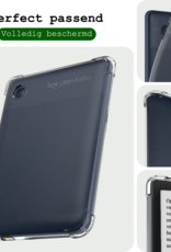 BASEY. Hoesje Geschikt voor Kobo Clara BW Tablethoes Shockbestendig Back Cover Siliconen Tablet Case - Transparant