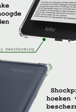BASEY. Hoesje Geschikt voor Kobo Clara BW Tablethoes Shockbestendig Back Cover Siliconen Tablet Case Met Screenprotector - Transparant