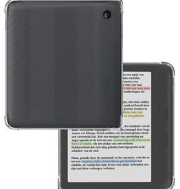BASEY. BASEY. Kobo Libra Colour Hoesje Siliconen - Transparant