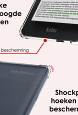 NoXx Hoesje Geschikt voor Kobo Clara Colour Shockproof Siliconen Case Met Screenprotector - Shockbestendige Tablet Hoes Geschikt voor Kobo Clara Colour - Transparant