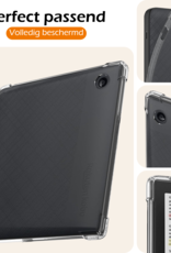 Nomfy Hoesje Geschikt voor Kobo Libra Colour Tablet Hoes Siliconen Case - Shockproof Back Cover Geschikt voor Kobo Libra Colour - Transparant