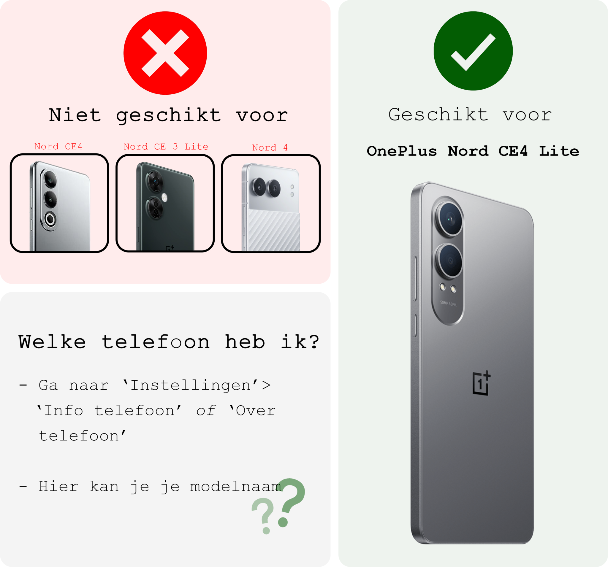 BASEY. Screenprotector Geschikt voor OnePlus Nord CE4 Lite Screenprotector Glas Gehard Tempered Glass - Screenprotector Geschikt voor OnePlus Nord CE4 Lite Screen Protector Screen Cover - 3 PACK